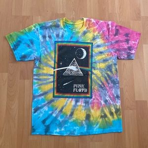 Modern Pink Floyd liquid blue tee shirt